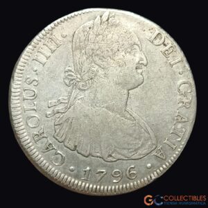 Lote 0006 - Bolivia – 8 Reales 1796 – Ceca: Potosí (PTS PP)