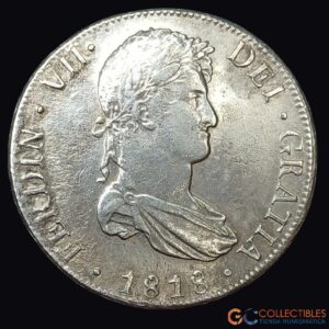 Lote 0007 - Bolivia – 8 Reales 1818 – Ceca: Potosí (PTS PJ)