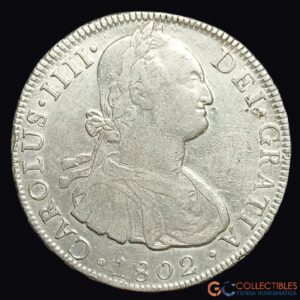 Lote 0008 - Bolivia – 8 Reales 1802 – Ceca: Potosí (PTS PP)