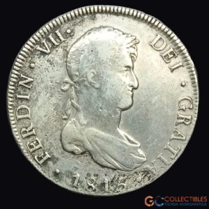 Lote 0009 - Bolivia – 8 Reales 1815 – Ceca: Potosí (PTS PJ)
