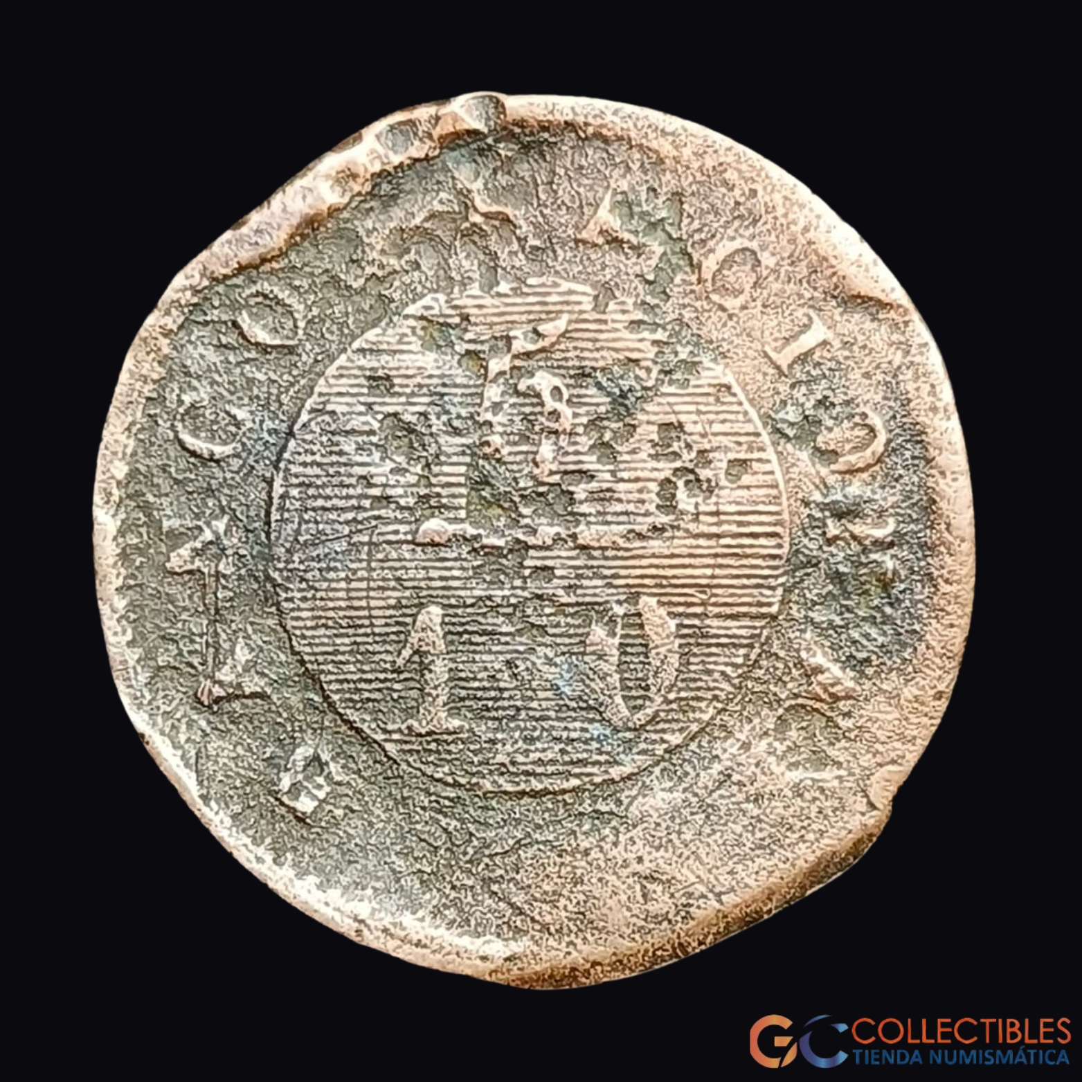 Lote 0013 - Buenos Aires – 5/10 Real 1827