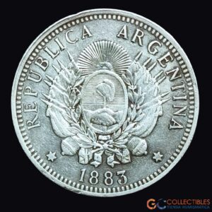 Lote 0014 - Argentina – 50 Centavos 1883