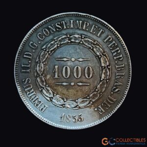 Lote 0024 - Brasil – 1000 Réis 1855