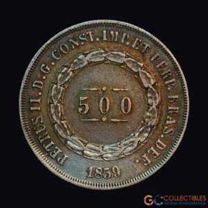 Lote 0025 - Brasil – 500 Réis 1859