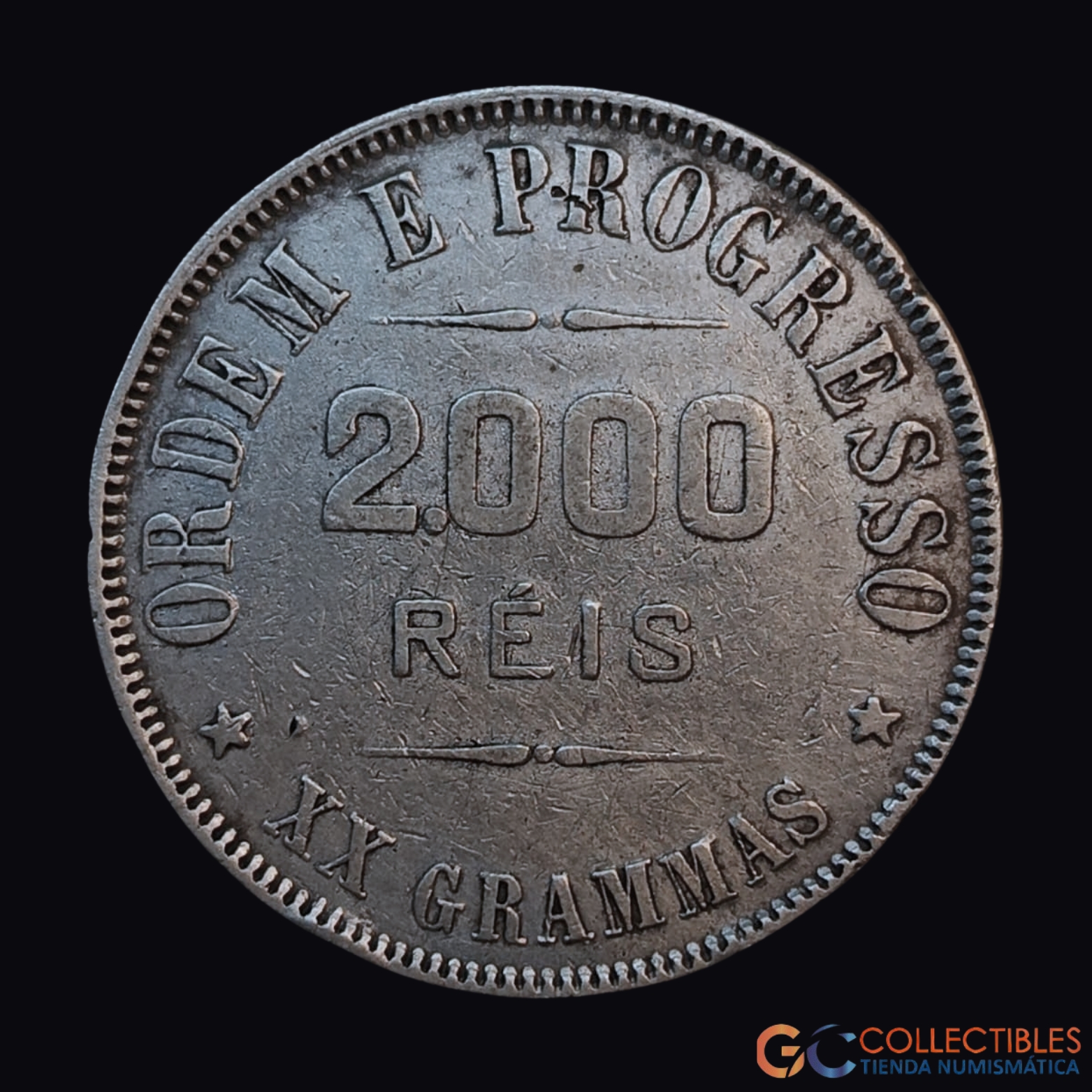 Lote 0035 - Brasil – 2000 Réis 1911