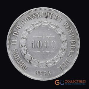 Lote 0036 - Brasil – 1000 Réis 1853