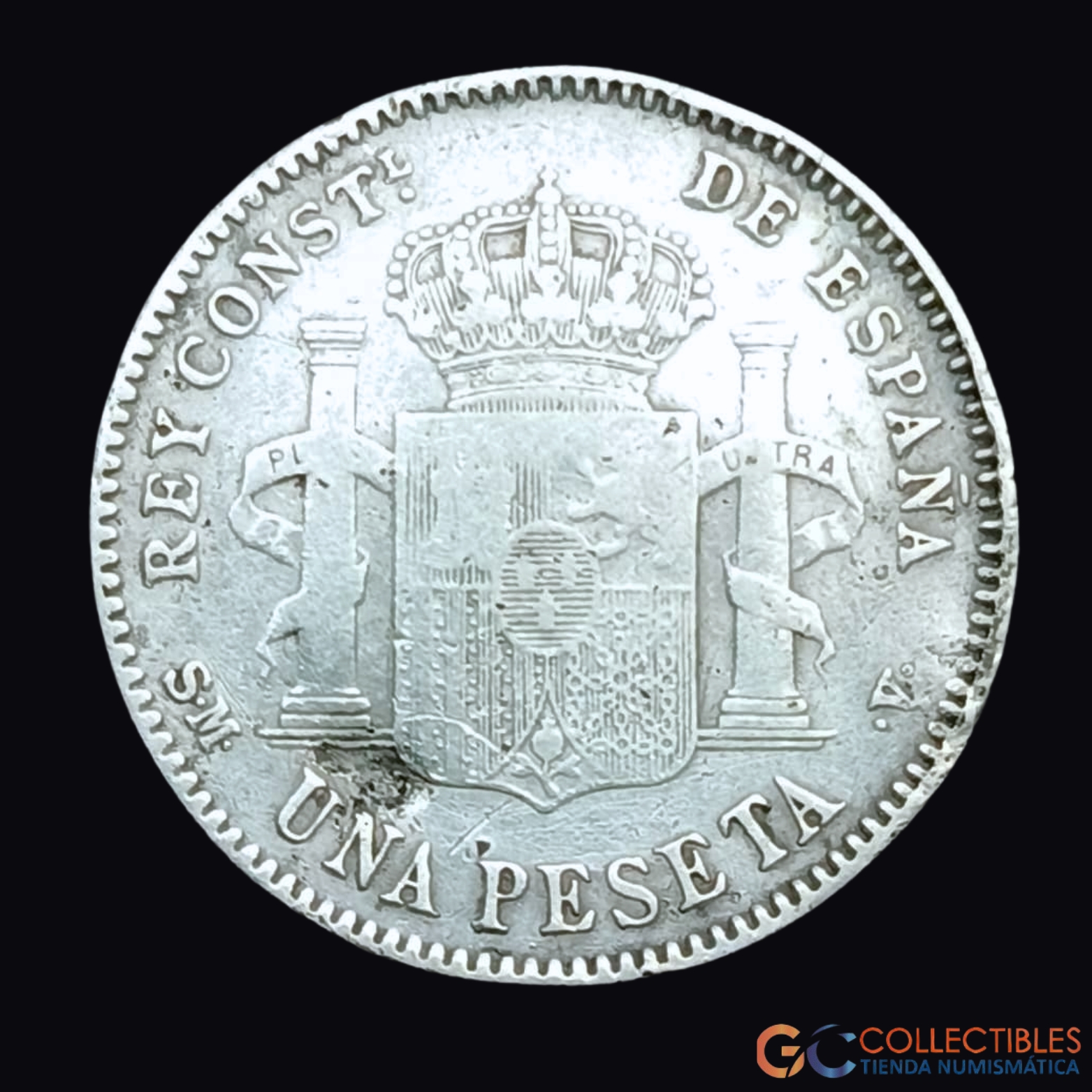 Lote 0044 - España – 1 Peseta 1900