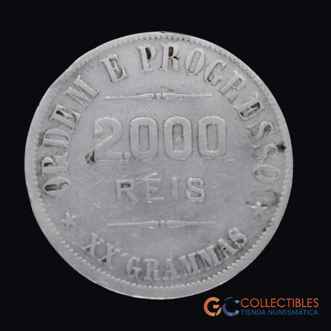 Lote 0045 - Brasil – 2000 Réis 1907