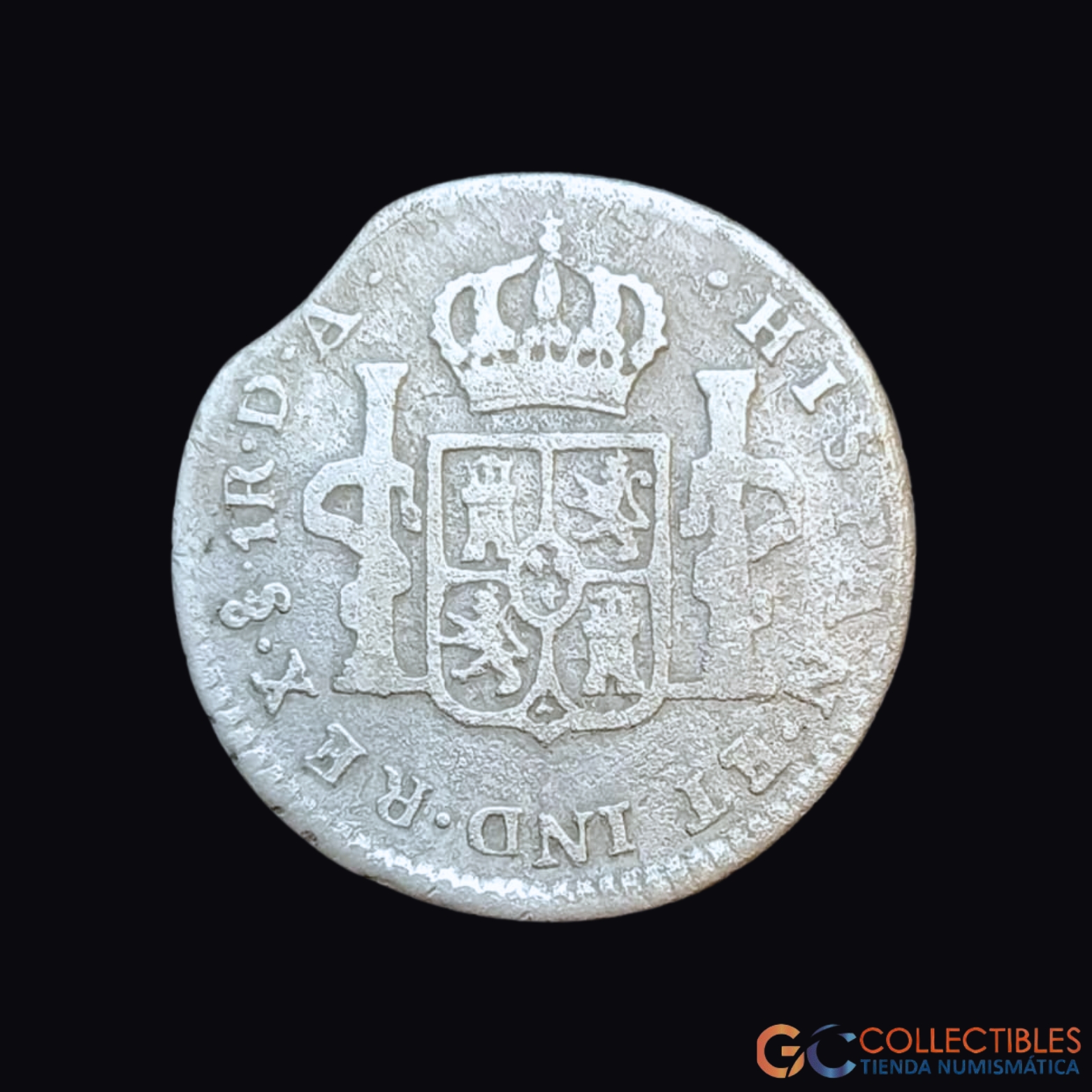 Lote 0056 - Santiago - Chile – 1 Real 1786