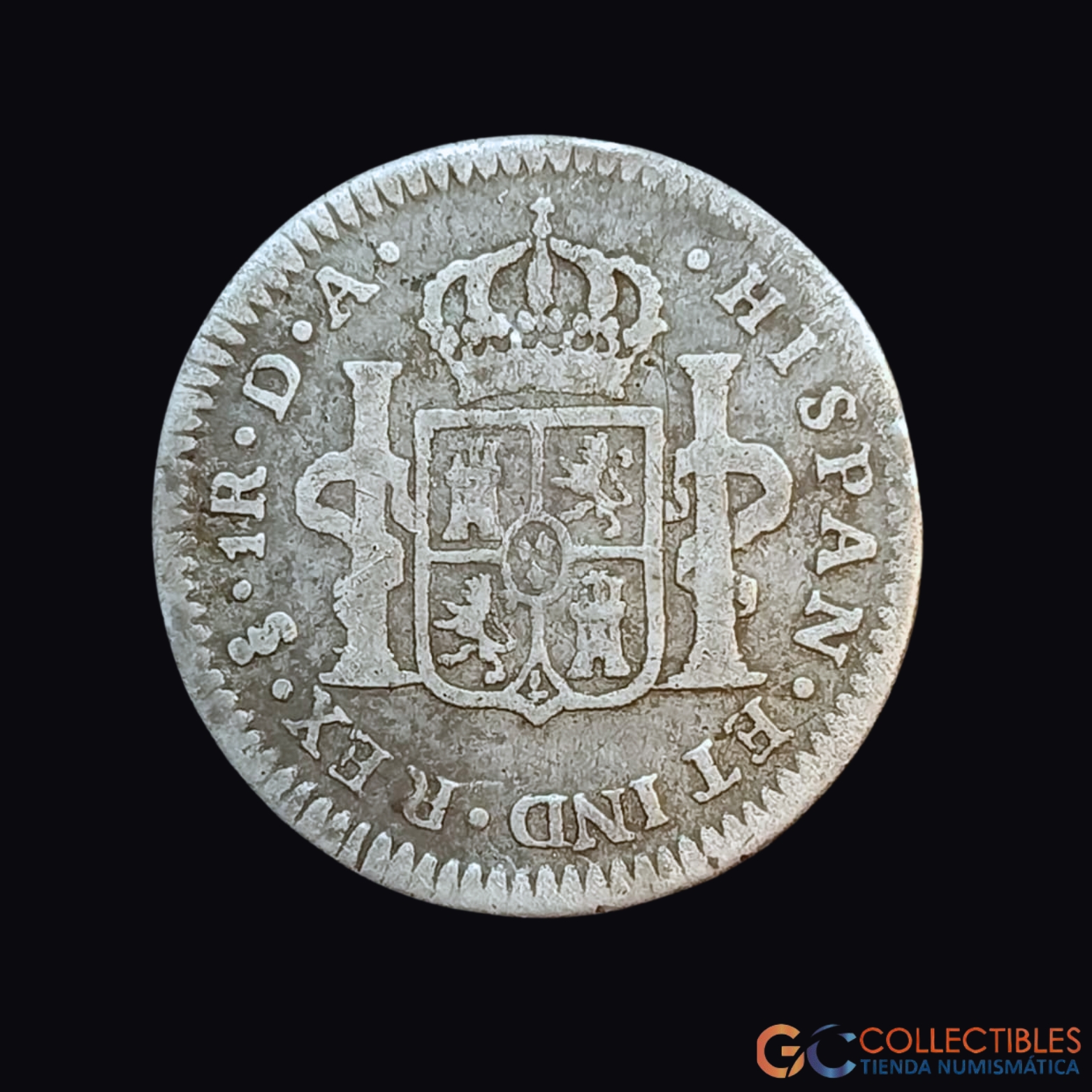 Lote 0057 - Santiago - Chile – 1 Real 1798