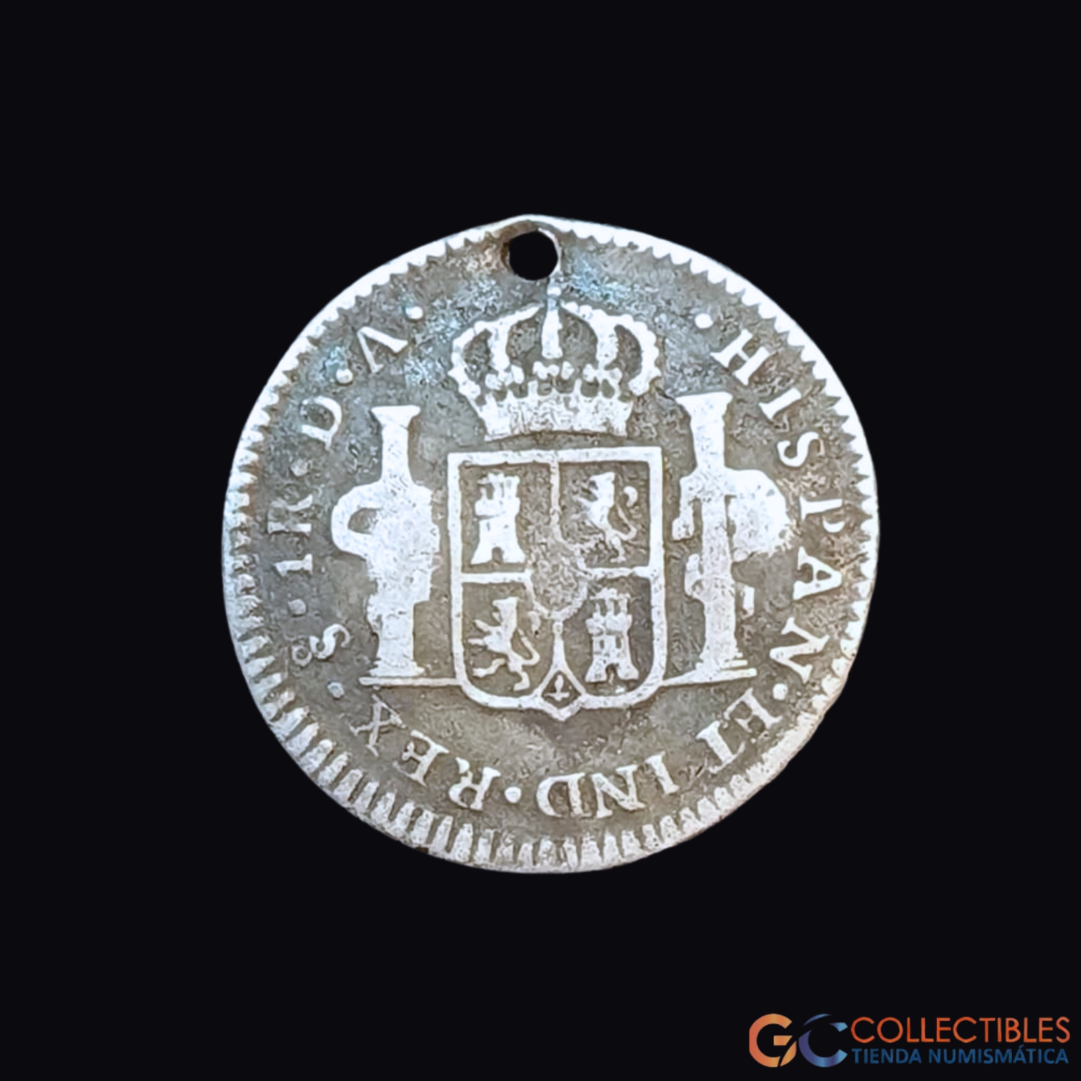 Lote 0058 - Santiago - Chile – 1 Real 1794