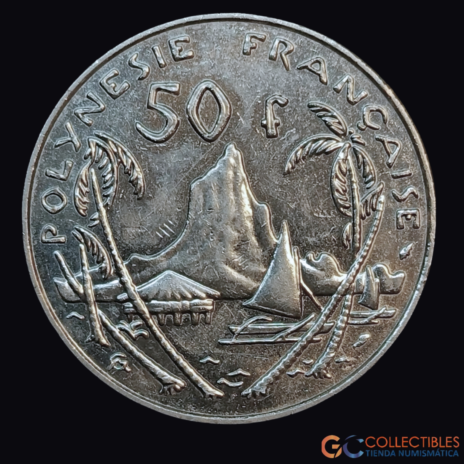 Lote 0078 - Polinesia Francesa – 50 Francos 1985