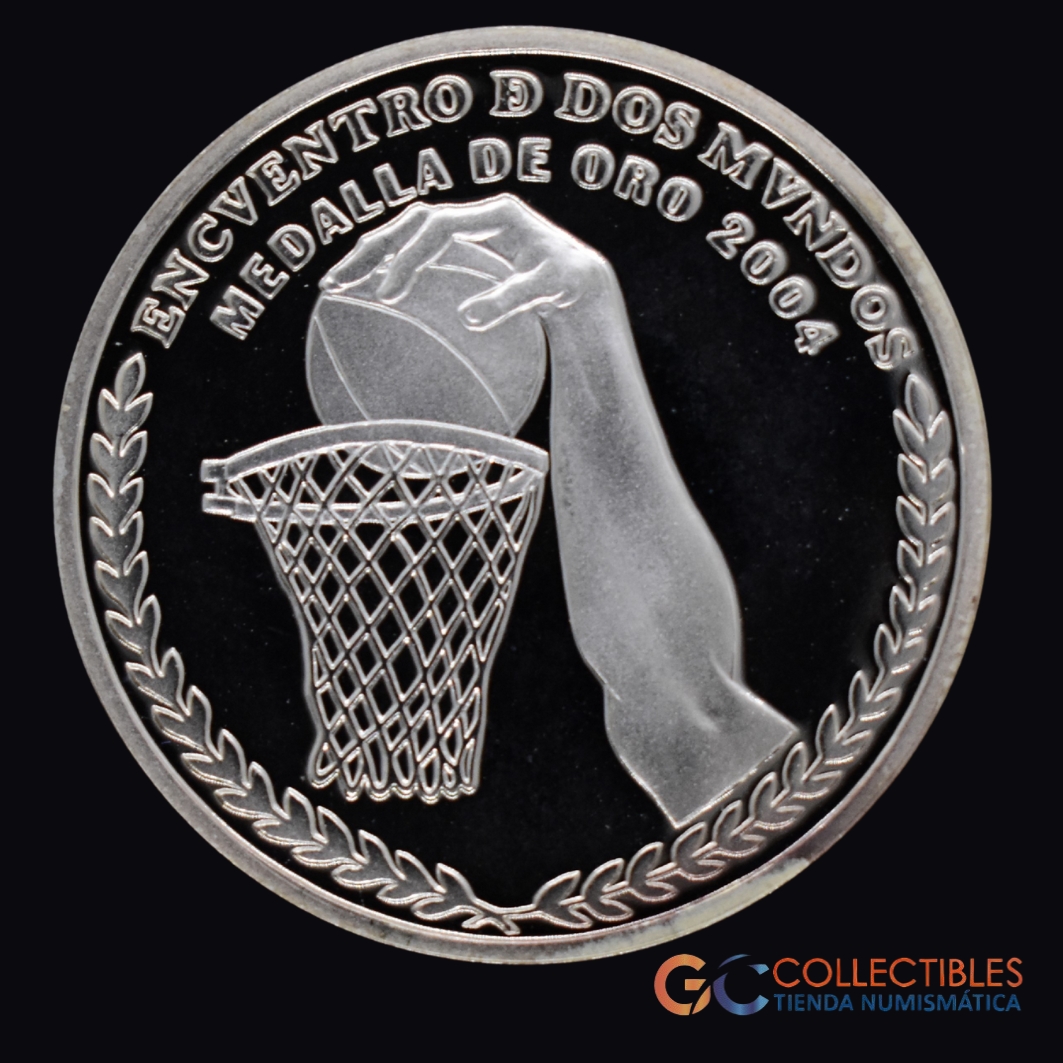 Lote 0087 - Argentina – 25 Pesos 2007 - Medalla de Oro Basquet"