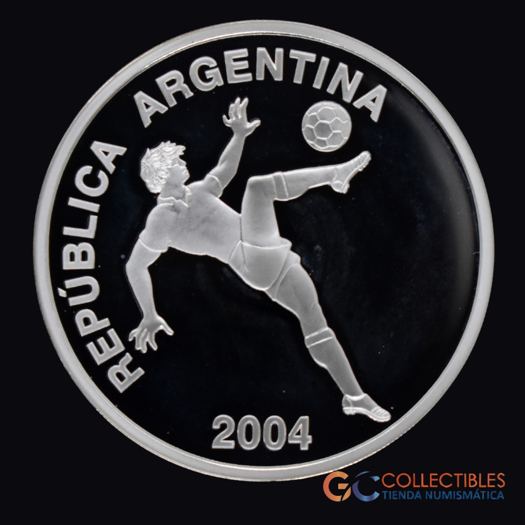 Lote 0091 - Argentina – 5 Pesos 2004 - ALEMANIA 2006 III