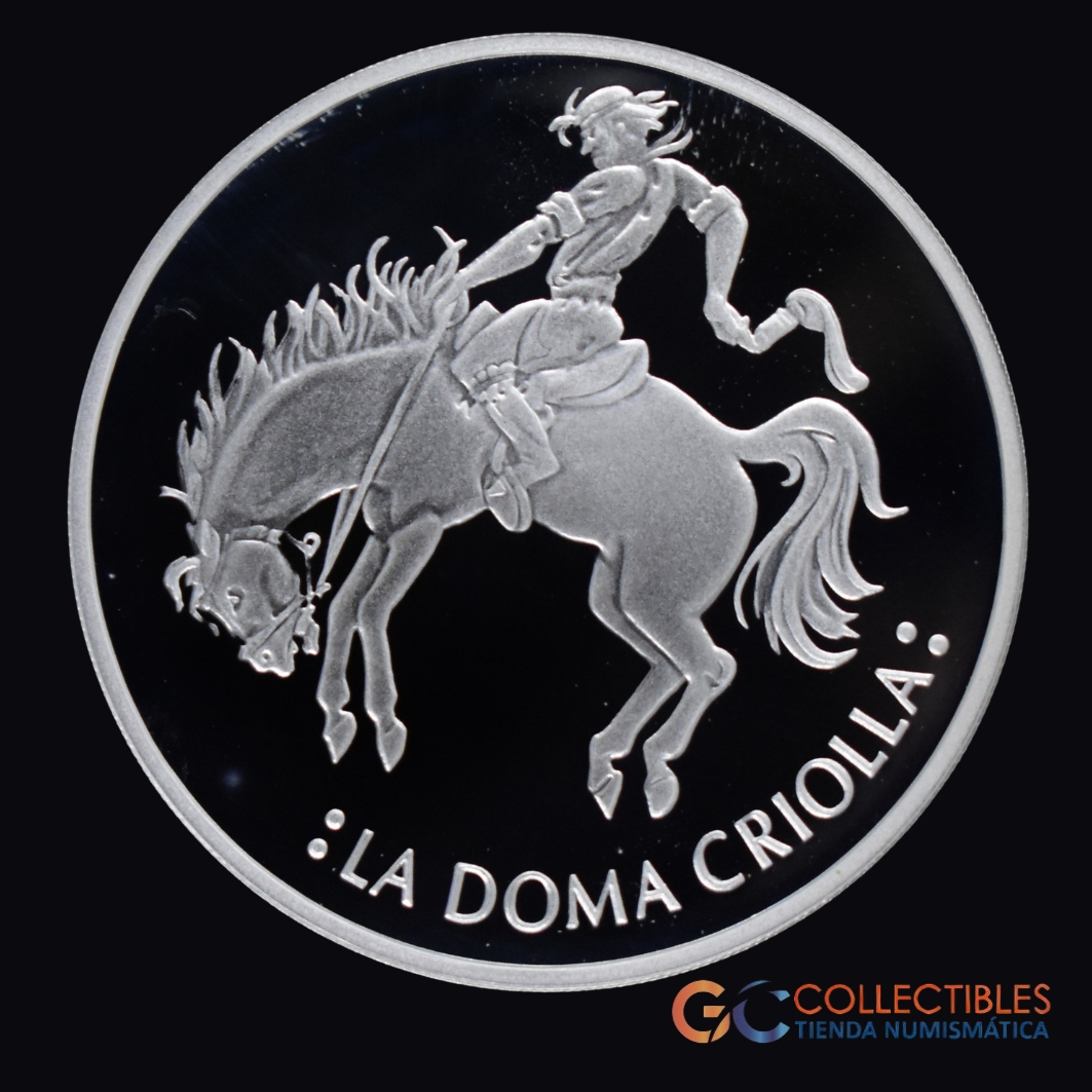 Lote 0093 - Argentina – 25 Pesos 2000 - “EL HOMBRE Y EL CABALLO – SERIE IBEROAMERICANA”.