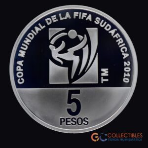 Lote 0094 - Argentina – 5 Pesos 2010 - SUDÁFRICA 2010