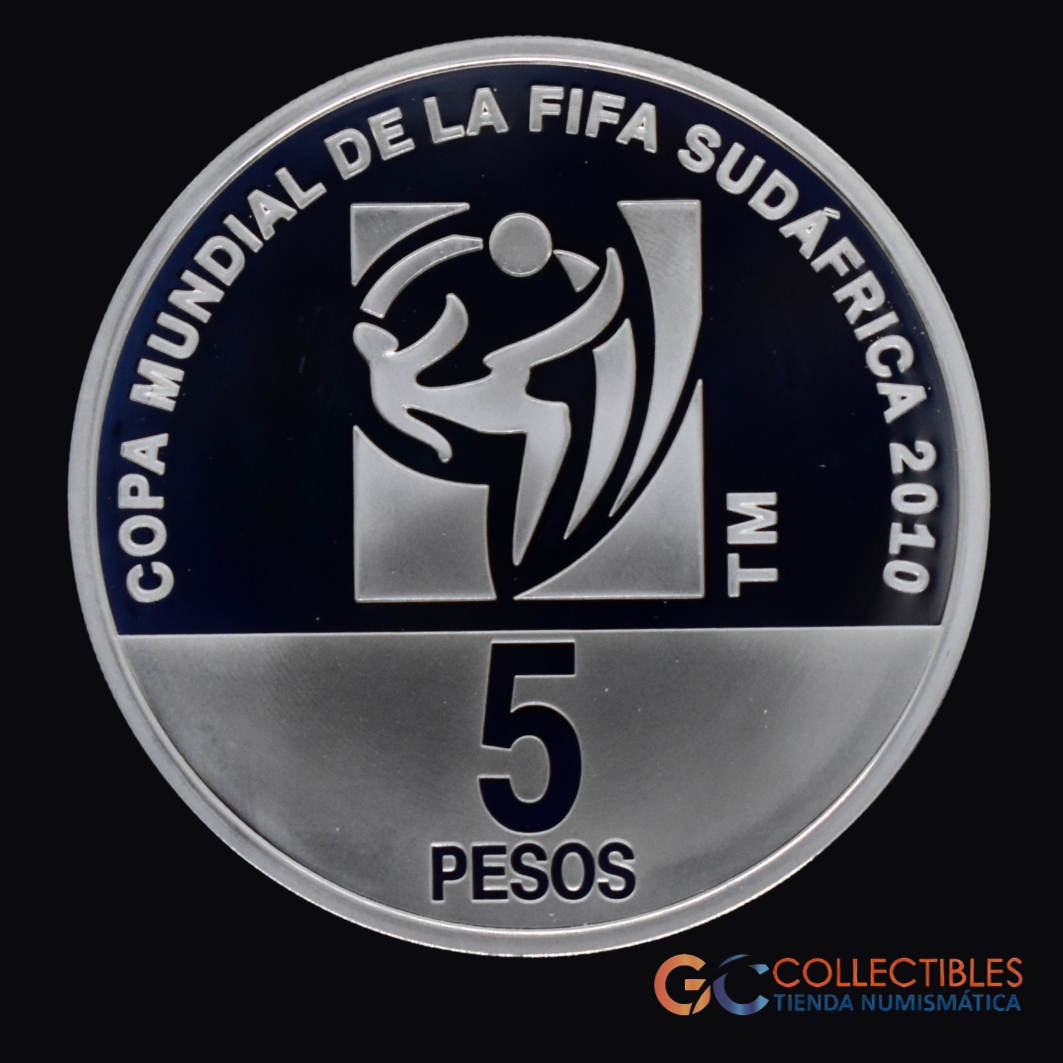 Lote 0094 - Argentina – 5 Pesos 2010 - SUDÁFRICA 2010