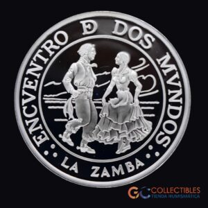 Lote 0095 - Argentina – 25 Pesos 1997 - “IBEROAMÉRICA – LA ZAMBA”.