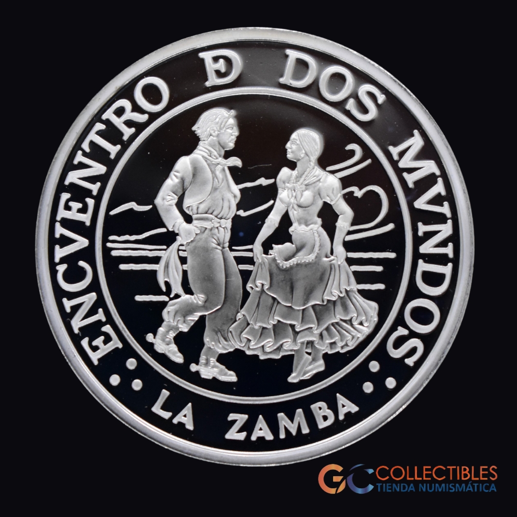 Lote 0095 - Argentina – 25 Pesos 1997 - “IBEROAMÉRICA – LA ZAMBA”.