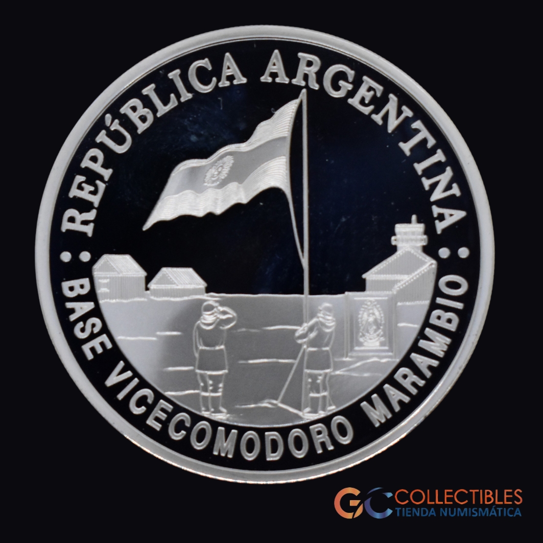 Lote 0096 - Argentina – 5 Pesos 2007 - “AÑO POLAR INTERNACIONAL”
