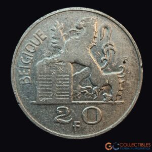 Lote 0110 - Bélgica – 20 Francos 1955