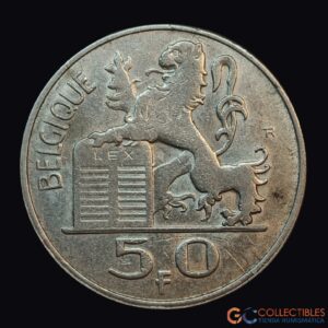 Lote 0112 - Bélgica – 50 Francos 1951