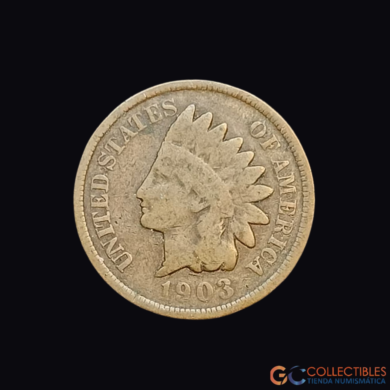 Lote 0123 - Estados Unidos – 1 Centavo 1905