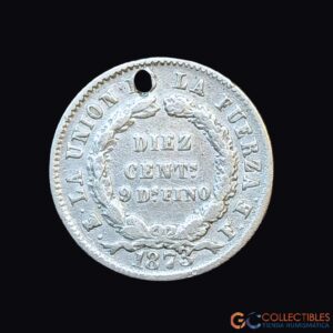 Lote 0129 - Bolivia – 10 Centavos 1873