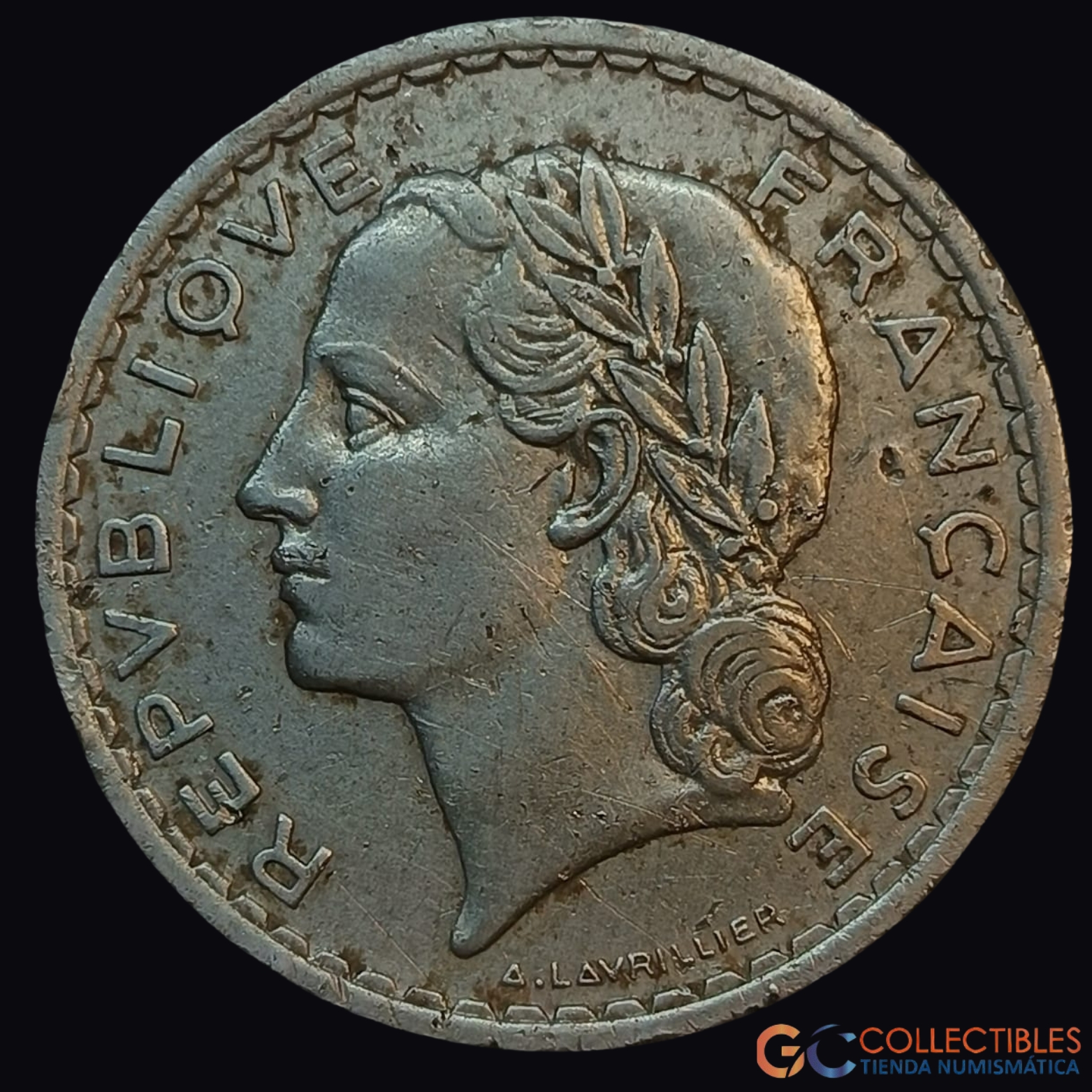 Lote 0133 - Francia – 5 Francos 1935