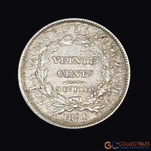 Lote 0141 - Bolivia – 20 Centavos 1891