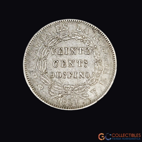 Lote 0145 - Bolivia – 20 Centavos 1901