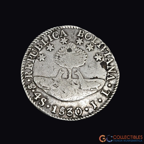 Lote 0148 - Bolivia – 20 Centavos 1885
