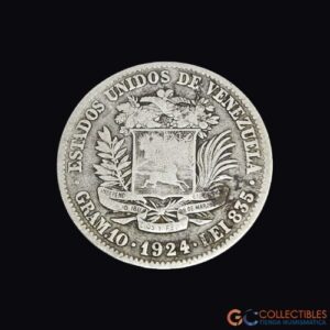 Lote 0160 - Venezuela – 2 Bolívares 1924