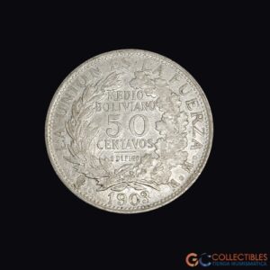 Lote 0162- Bolivia – 50 Centavos 1903
