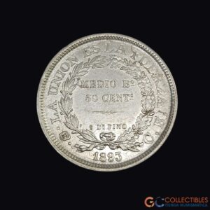Lote 0168 - Bolivia – 50 Centavos 1893