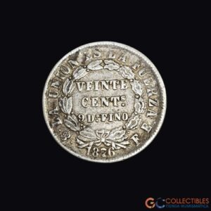 Lote 0170 - Bolivia – 20 Centavos 1876