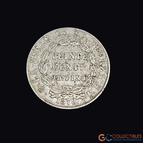 Lote 0171 - Bolivia – 20 Centavos 1878
