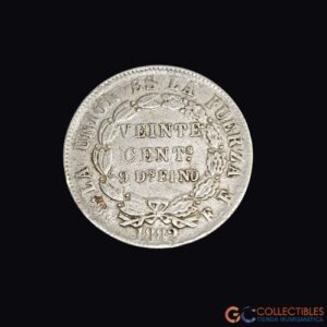 Lote 0176 - Bolivia – 20 Centavos 1885