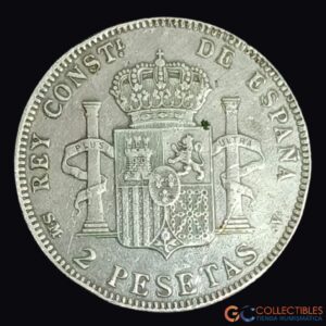 Lote 0192 - España – 2 Pesetas 1905
