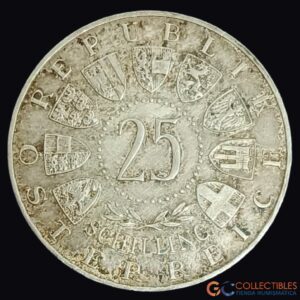Lote 0195 - Austria – 25 Chelines 1958
