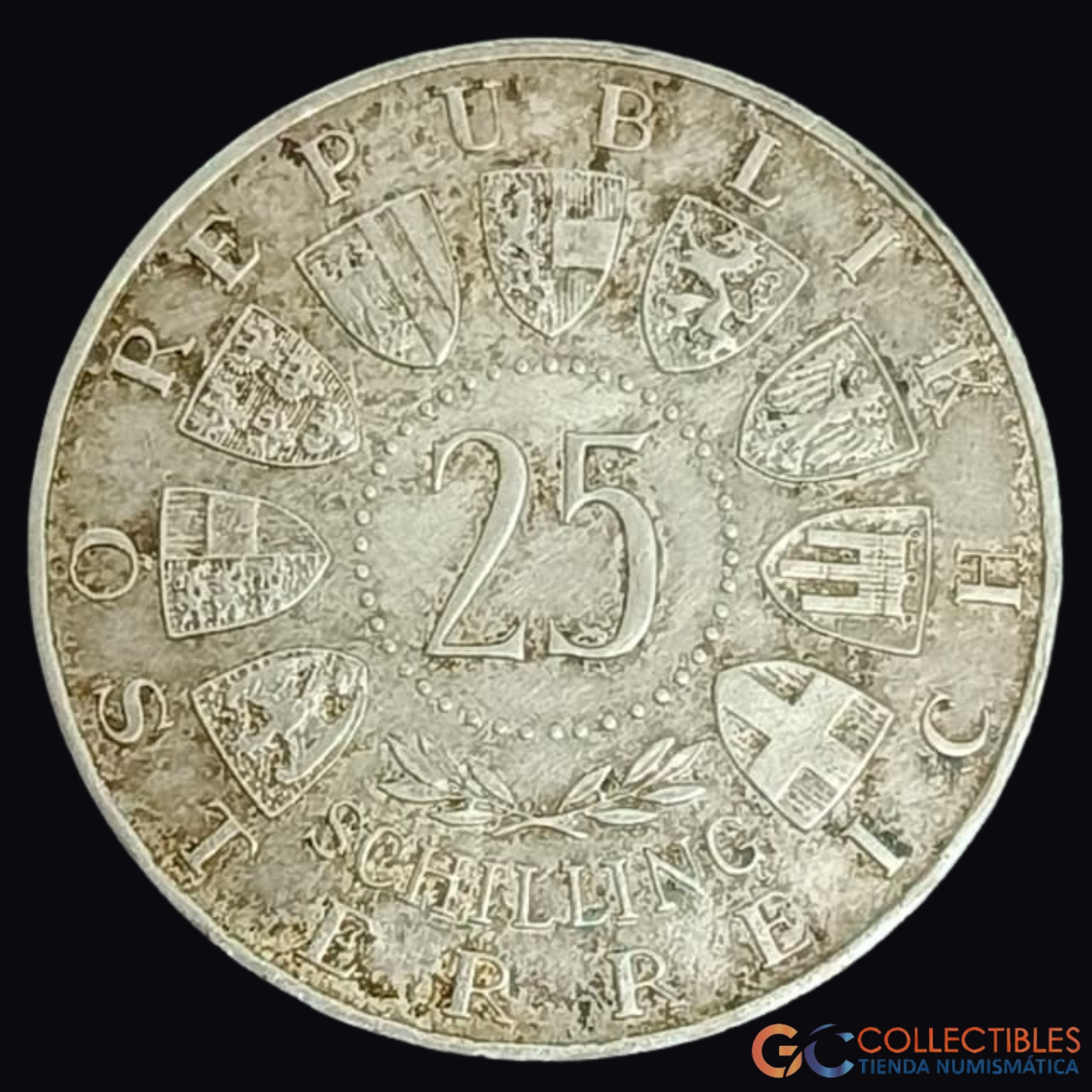 Lote 0195 - Austria – 25 Chelines 1958
