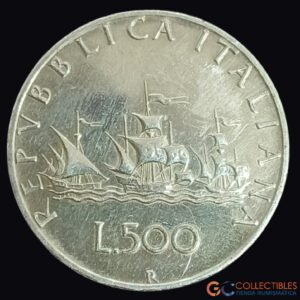 Lote 0197 - Italia – 500 Liras 1961