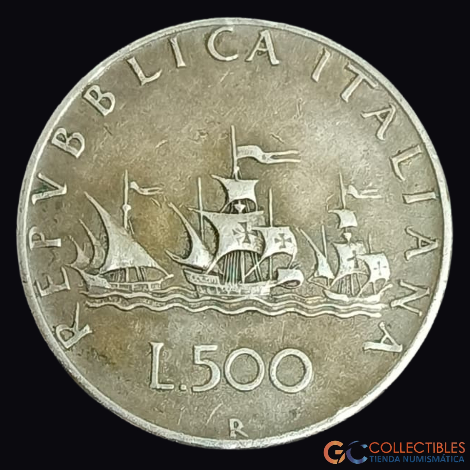Lote 0198 - Italia – 500 Liras 1961