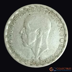 Lote 0201 - Suecia – 1 Corona 1946