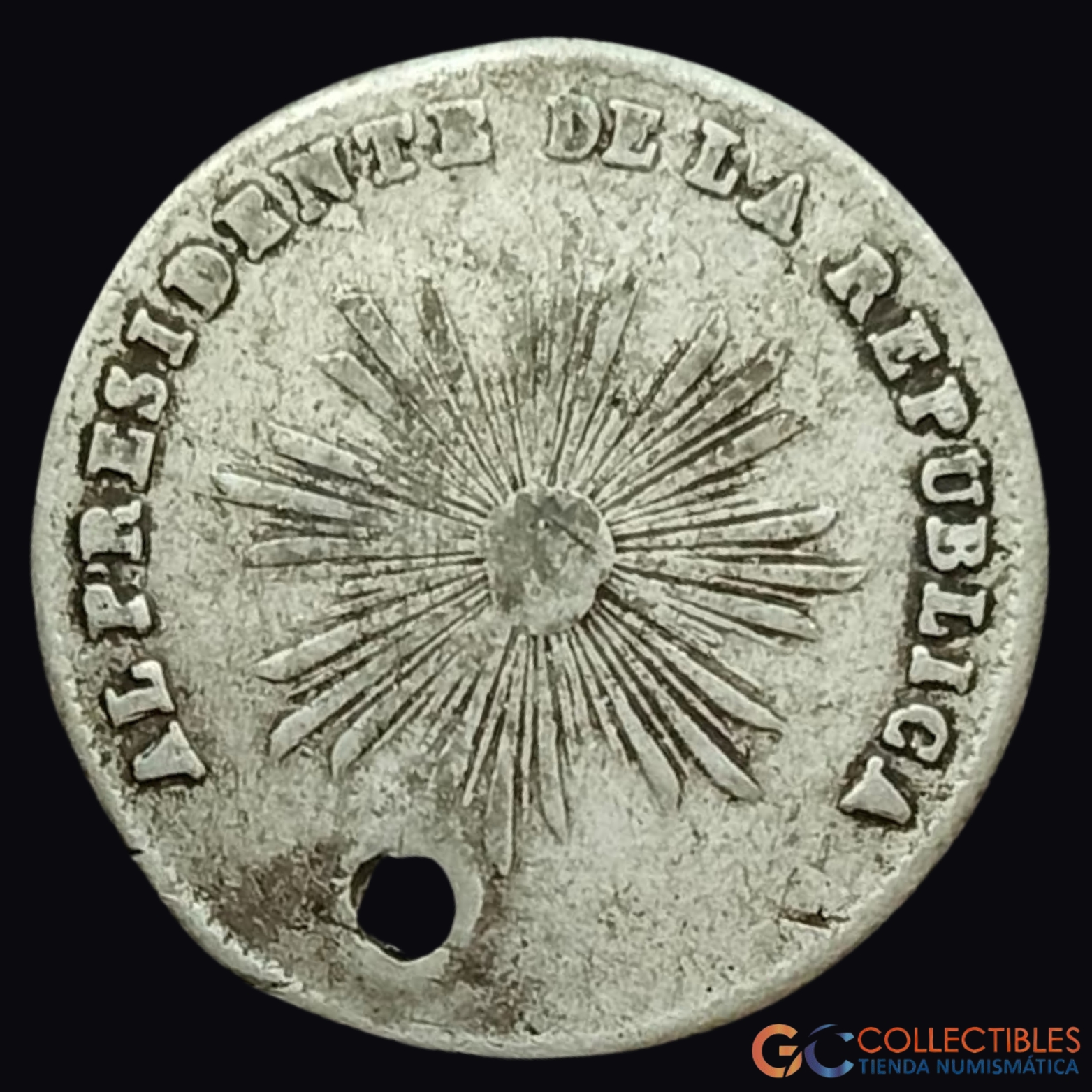 Lote 0241 - Bolivia – Medalla monetaria 1852