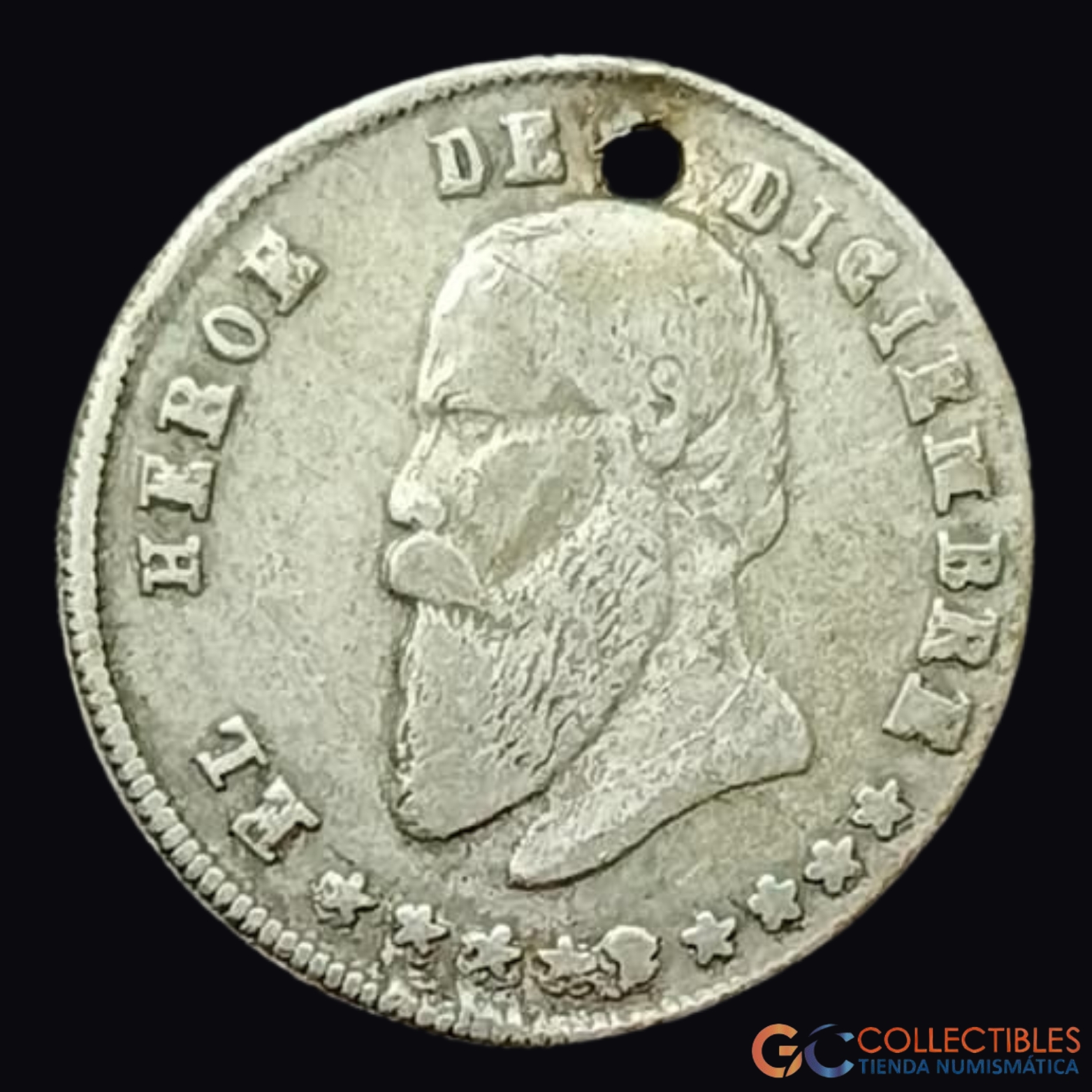 Lote 0243 - Bolivia – Medalla monetaria 1865
