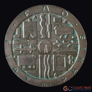 Lote 0319 - América del Sur/Uruguay - 1000 Pesos 1969 (FAO “Fiat Panis”)