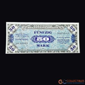 Lote 1062 – Europa/Alemania – Ocupación Aliada 50 Marcos 1944 (Pick 196b)