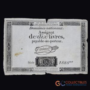 LOTE 1004 - Europa/Francia - 10 Livres – 1792