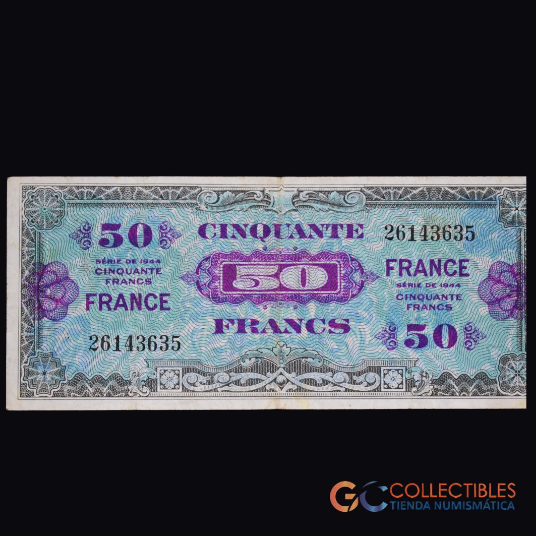 LOTE 1005 - Europa/Francia - 50 Francs – 1944